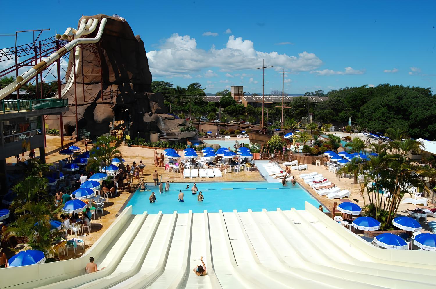 Ferienwohnung Piazza Diroma Com Acesso Ao Acqua Park Caldas Novas Exterior foto